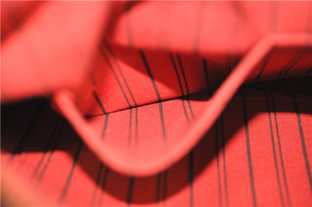 Auth Louis Vuitton Monogram Empreinte Bastille PM 2Way Tote Bag M41169 Red 5030D