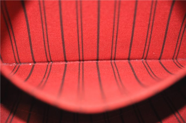 Auth Louis Vuitton Monogram Empreinte Bastille PM 2Way Tote Bag M41169 Red 5030D