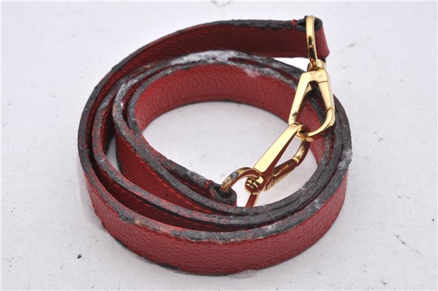 Auth Louis Vuitton Monogram Empreinte Bastille PM 2Way Tote Bag M41169 Red 5030D