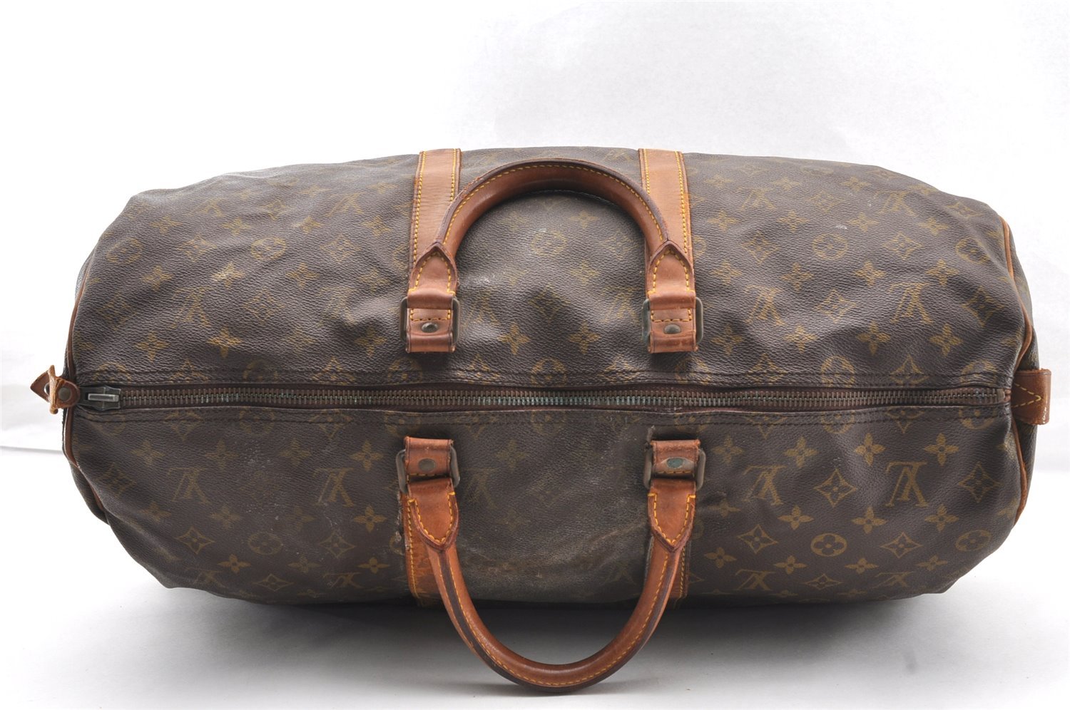 Authentic Louis Vuitton Monogram Keepall 50 Travel Boston Bag Old Model LV 5030I