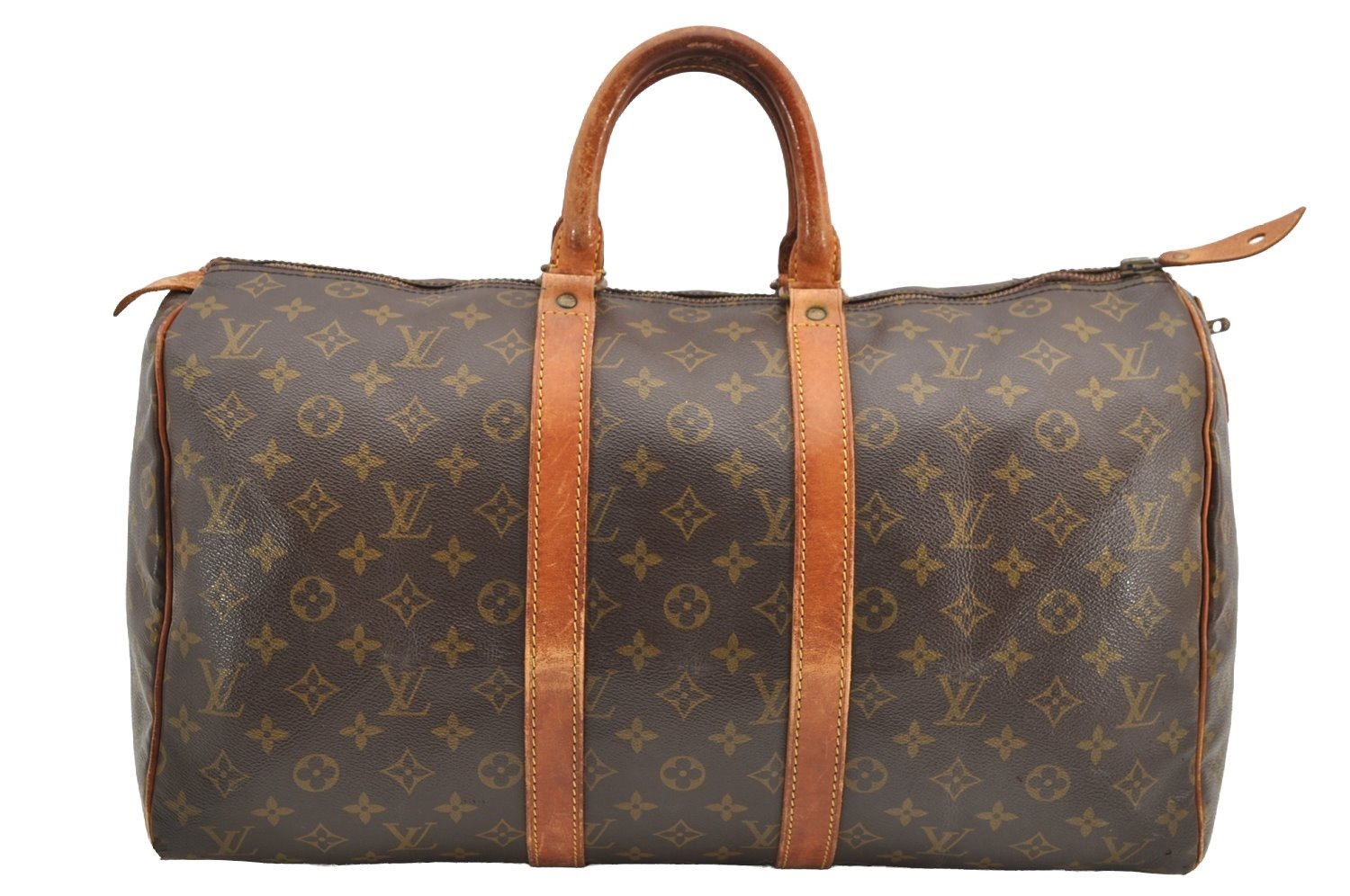 Authentic Louis Vuitton Monogram Keepall 45 Travel Boston Bag Old Model LV 5031I