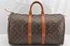 Authentic Louis Vuitton Monogram Keepall 45 Travel Boston Bag Old Model LV 5031I