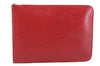 Authentic Louis Vuitton Epi Poche Documents Document Case M54497 Red LV 5032D