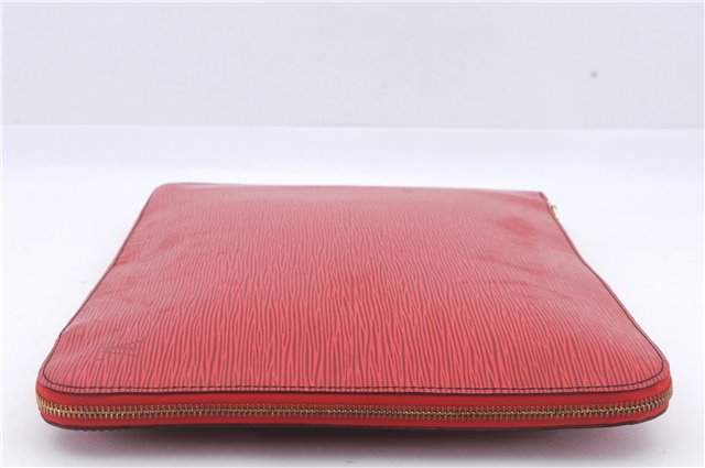 Authentic Louis Vuitton Epi Poche Documents Document Case M54497 Red LV 5032D