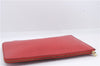 Authentic Louis Vuitton Epi Poche Documents Document Case M54497 Red LV 5032D
