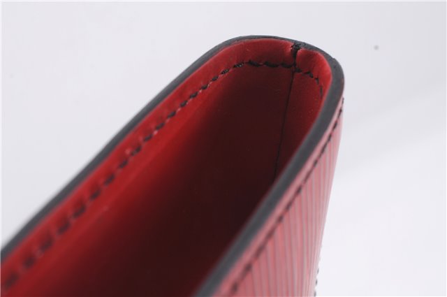 Authentic Louis Vuitton Epi Poche Documents Document Case M54497 Red LV 5032D