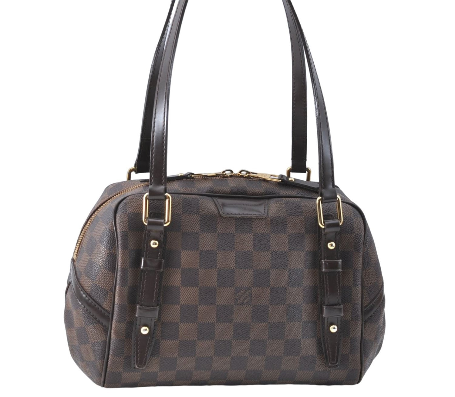 Authentic Louis Vuitton Damier Rivington PM Shoulder Bag N41157 LV 5035C