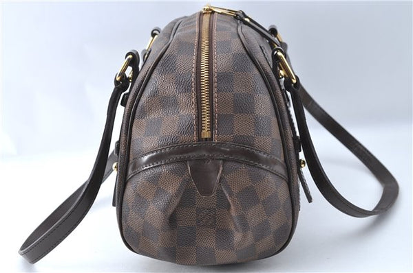 Authentic Louis Vuitton Damier Rivington PM Shoulder Bag N41157 LV 5035C