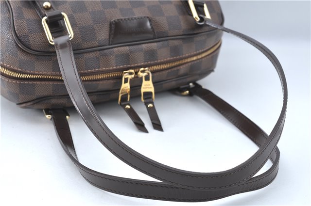 Authentic Louis Vuitton Damier Rivington PM Shoulder Bag N41157 LV 5035C
