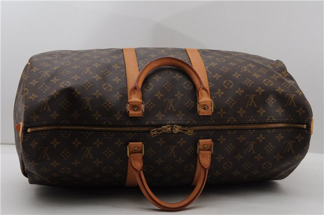 Authentic Louis Vuitton Monogram Keepall 55 Travel Boston Bag M41424 LV 5035F