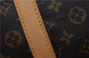 Authentic Louis Vuitton Monogram Keepall 55 Travel Boston Bag M41424 LV 5035F