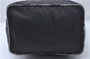 Authentic FENDI Nylon Leather Logo Tote Hand Bag Black 5036D