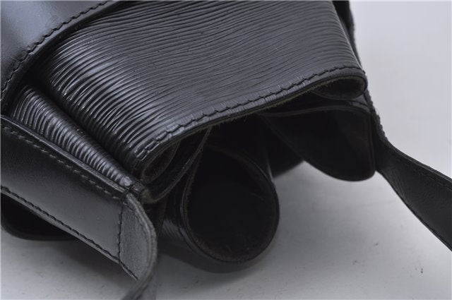 Auth Louis Vuitton Epi Sac De Paule Shoulder Cross Body Bag M80155 Black 5038D