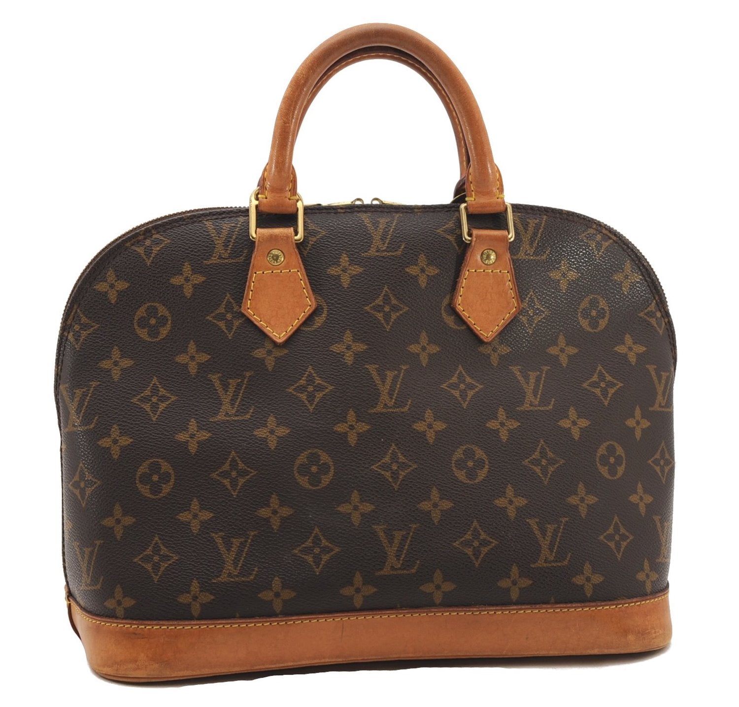 Authentic Louis Vuitton Monogram Alma Hand Bag Purse M51130 LV 5039F