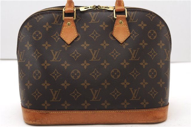Authentic Louis Vuitton Monogram Alma Hand Bag Purse M51130 LV 5039F