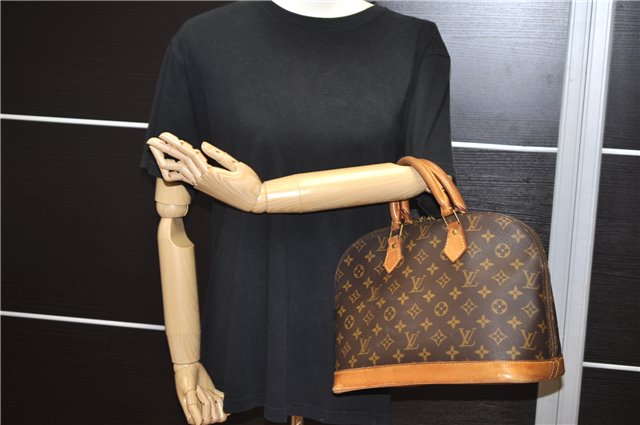 Authentic Louis Vuitton Monogram Alma Hand Bag Purse M51130 LV 5039F