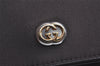 Authentic GUCCI Vintage Chain Shoulder Hand Bag Purse Nylon Leather Brown 5039I
