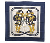 Authentic HERMES Carre 90 Scarf "BRIDES de GALA par" Silk Navy 5040E