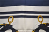 Authentic HERMES Carre 90 Scarf "BRIDES de GALA par" Silk Navy 5040E