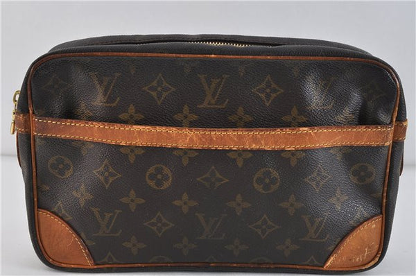 Authentic LOUIS VUITTON Monogram Compiegne 28 Clutch Hand Bag M51845 LV 5041C