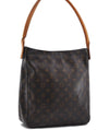 Authentic Louis Vuitton Monogram Looping GM Shoulder Bag M51145 LV 5041D