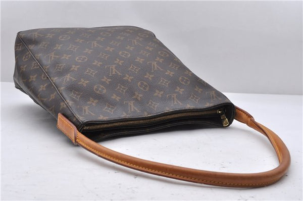 Authentic Louis Vuitton Monogram Looping GM Shoulder Bag M51145 LV 5041D