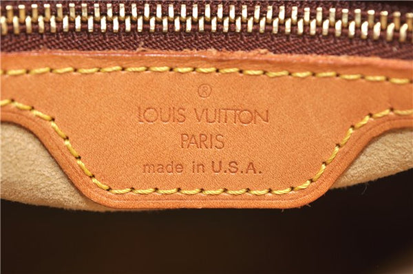 Authentic Louis Vuitton Monogram Looping GM Shoulder Bag M51145 LV 5041D