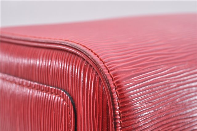 Authentic Louis Vuitton Epi Speedy 30 Hand Boston Bag Red M43007 LV 5042D