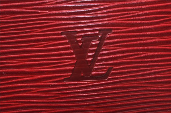 Authentic Louis Vuitton Epi Speedy 30 Hand Boston Bag Red M43007 LV 5042D