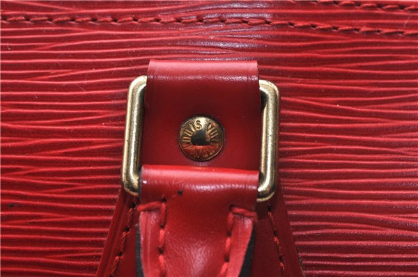 Authentic Louis Vuitton Epi Speedy 30 Hand Boston Bag Red M43007 LV 5042D