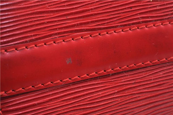 Authentic Louis Vuitton Epi Speedy 30 Hand Boston Bag Red M43007 LV 5042D
