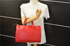 Authentic Louis Vuitton Epi Speedy 30 Hand Boston Bag Red M43007 LV 5042D