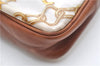 Authentic Louis Vuitton Monogram Charm Pochette Accessoires Pouch White 5043D