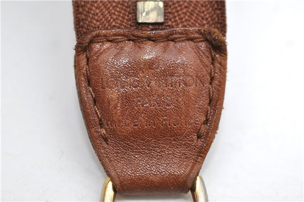 Authentic Louis Vuitton Monogram Charm Pochette Accessoires Pouch White 5043D