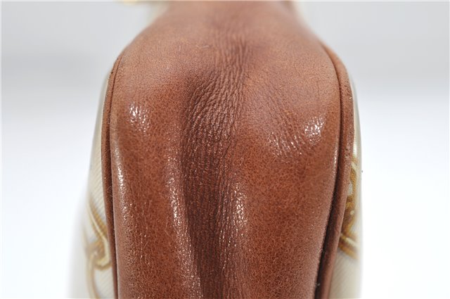 Authentic Louis Vuitton Monogram Charm Pochette Accessoires Pouch White 5043D