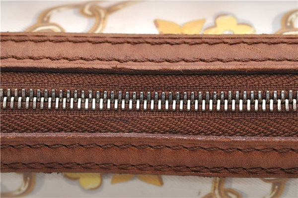 Authentic Louis Vuitton Monogram Charm Pochette Accessoires Pouch White 5043D