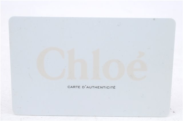 Authentic Chloe Paraty 2Way Shoulder Hand Bag Brown 5046D