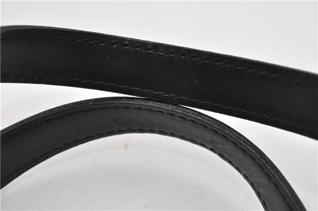 Authentic Louis Vuitton Epi Soufflot Black Hand Bag M52222 LV 5046F