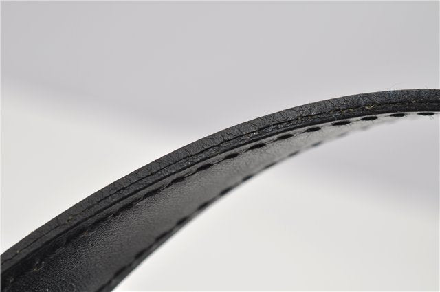 Authentic Louis Vuitton Epi Soufflot Black Hand Bag M52222 LV 5046F