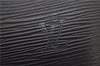Authentic Louis Vuitton Epi Soufflot Black Hand Bag M52222 LV 5046F