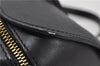 Authentic Louis Vuitton Epi Soufflot Black Hand Bag M52222 LV 5046F
