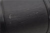 Authentic Louis Vuitton Epi Soufflot Black Hand Bag M52222 LV 5046F