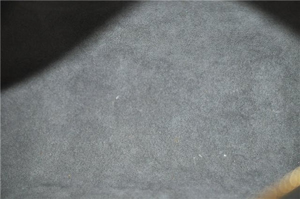 Authentic Louis Vuitton Epi Soufflot Black Hand Bag M52222 LV 5046F