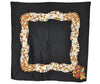 Authentic CHANEL Scarf Jewelry Pearl Motif CC Logo Silk Black 5046I