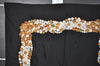 Authentic CHANEL Scarf Jewelry Pearl Motif CC Logo Silk Black 5046I