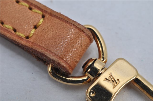 Authentic Louis Vuitton Leather Shoulder Strap Beige 38.6-46.1