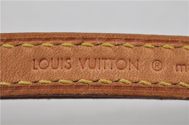 Authentic Louis Vuitton Leather Shoulder Strap Beige 38.6-46.1