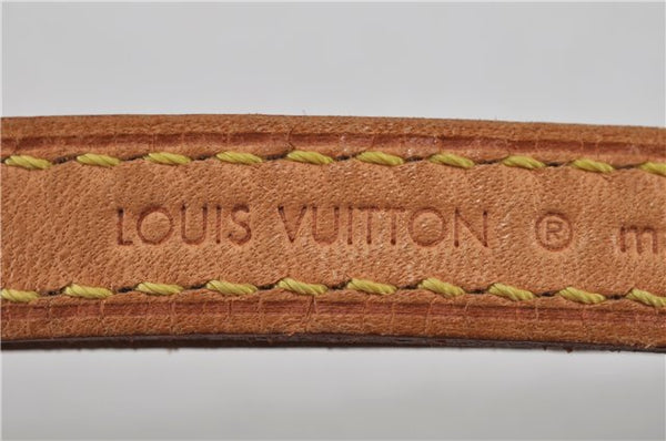 Authentic Louis Vuitton Leather Shoulder Strap Beige 38.6-46.1" LV 5047F