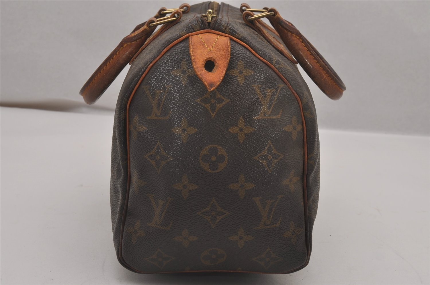 Authentic Louis Vuitton Monogram Speedy 25 Boston Hand Bag M41528 LV Junk 5047I