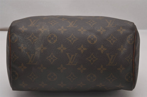 Authentic Louis Vuitton Monogram Speedy 25 Boston Hand Bag M41528 LV Junk 5047I